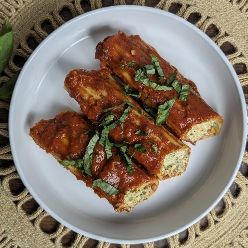 Vegan Manicotti