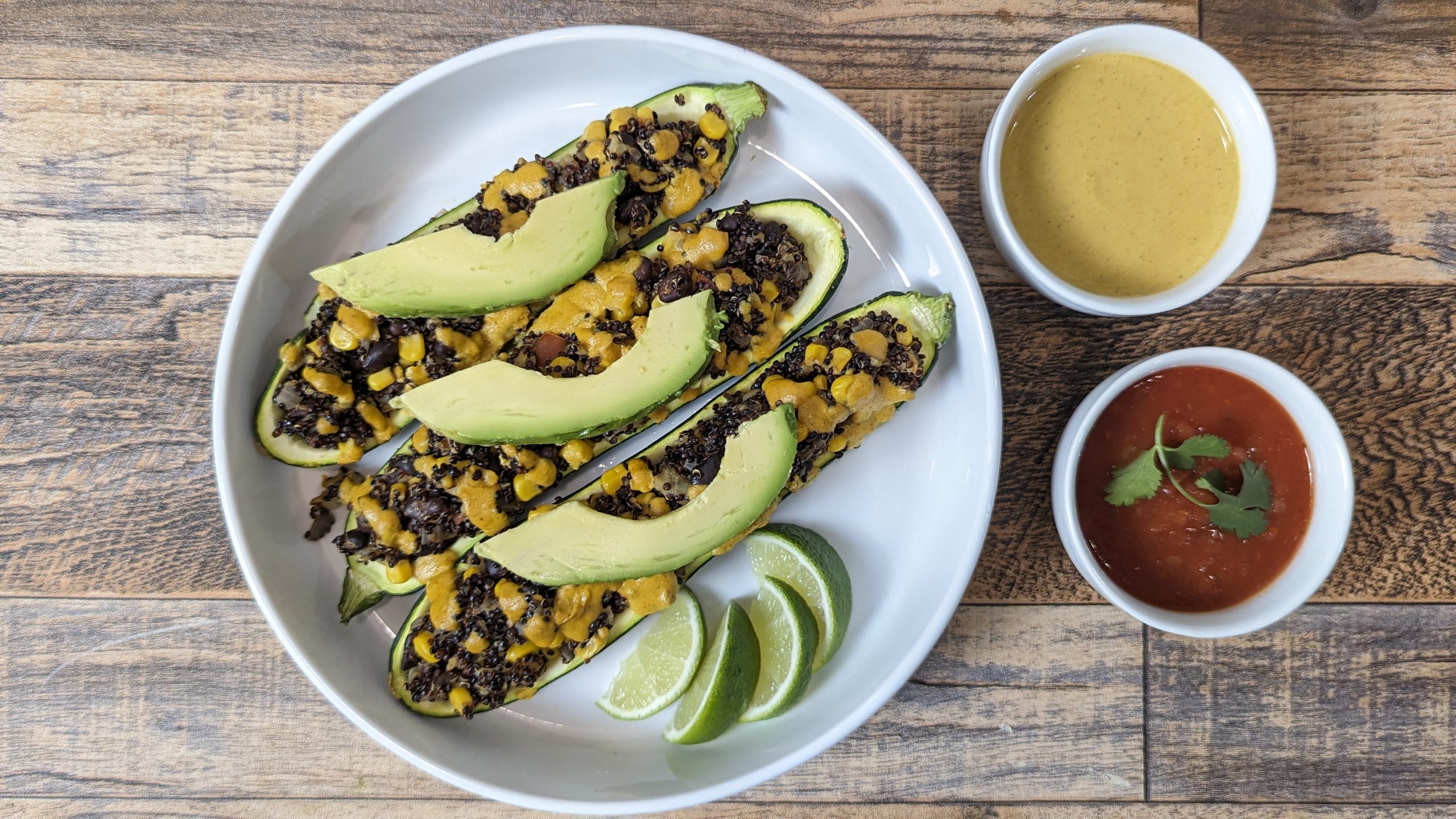 Vegan Zucchini Boats (Mexican)