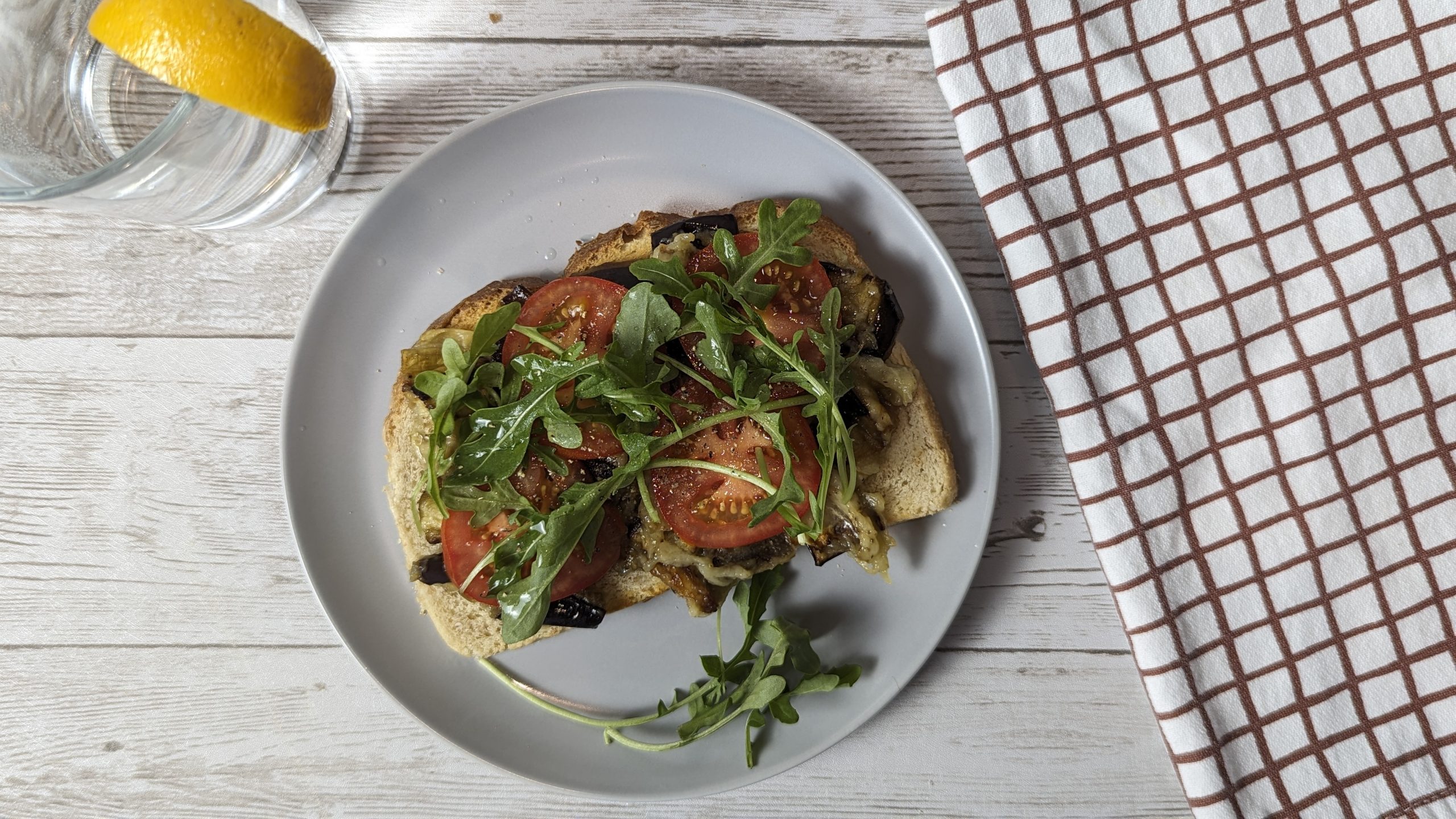 Savory Vegan Eggplant Toast